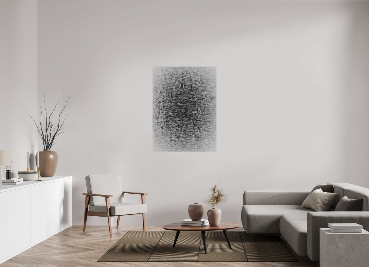 36 x 48″, Photo Print On Ilford B&W Paper Brainstorming