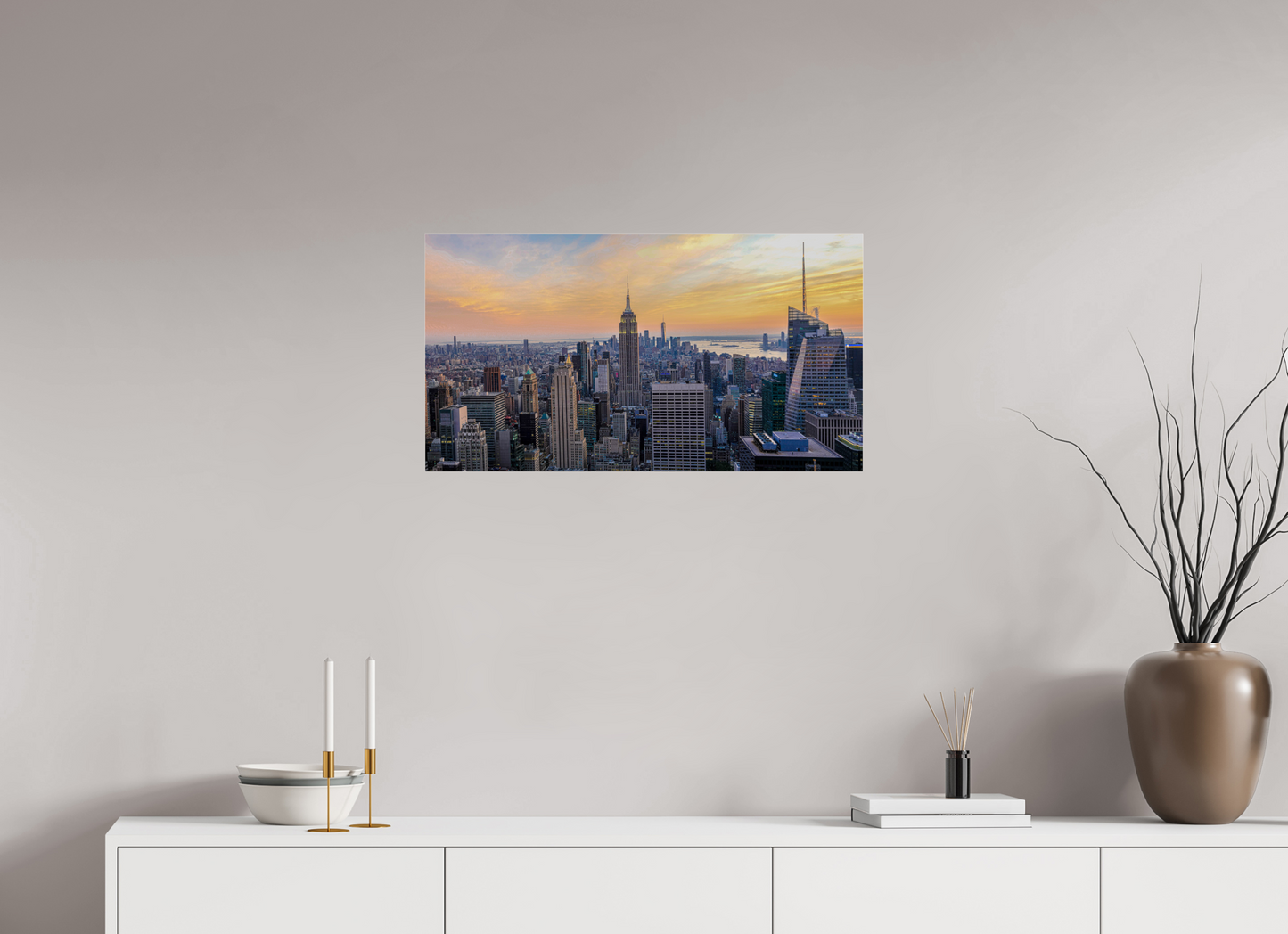 Sunset in New York City