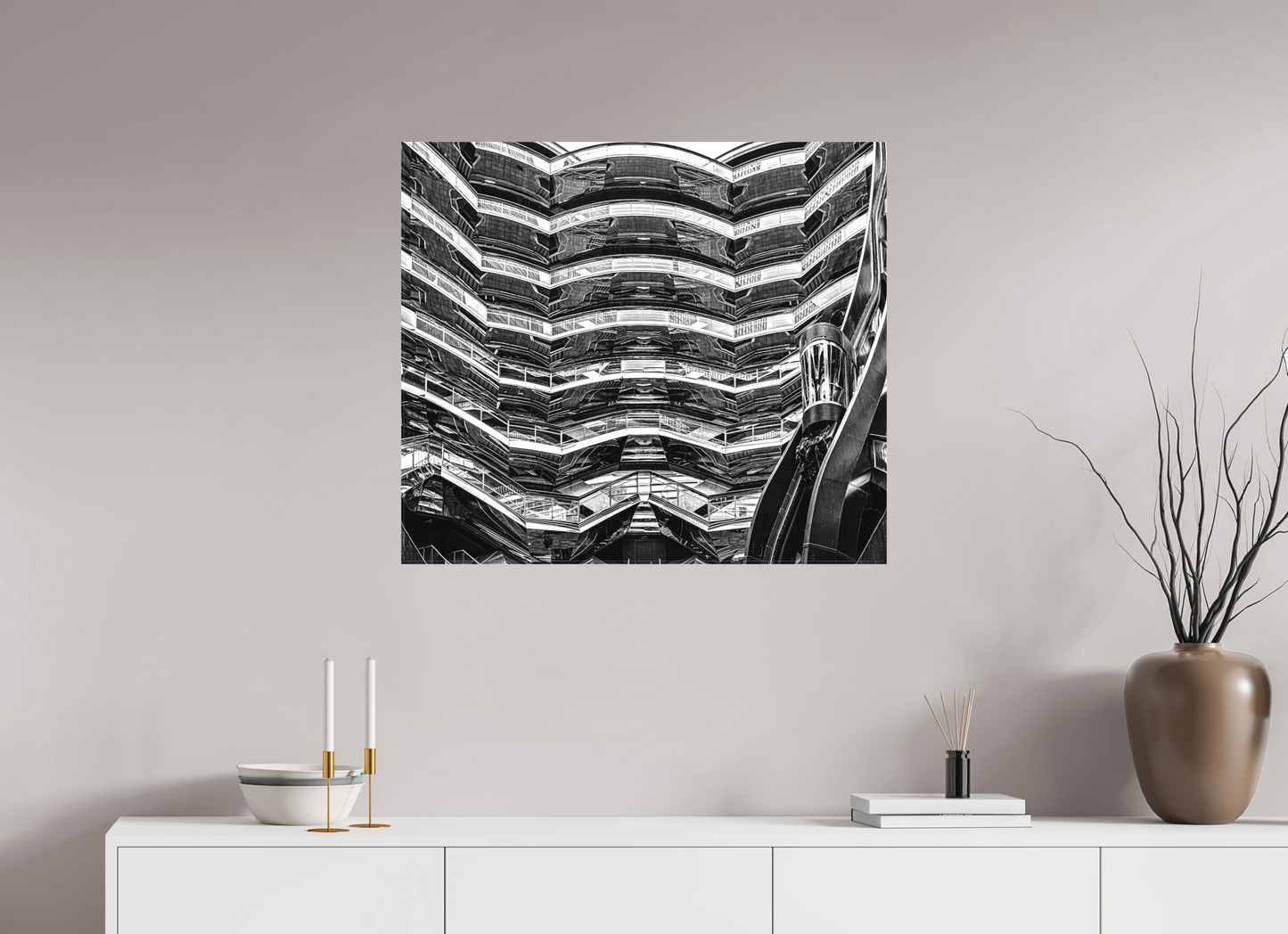 The Vessel (Black and White)