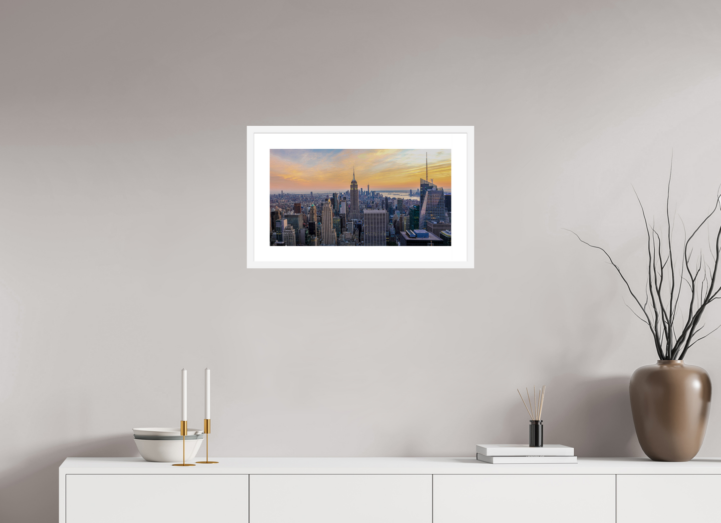 Sunset in New York City