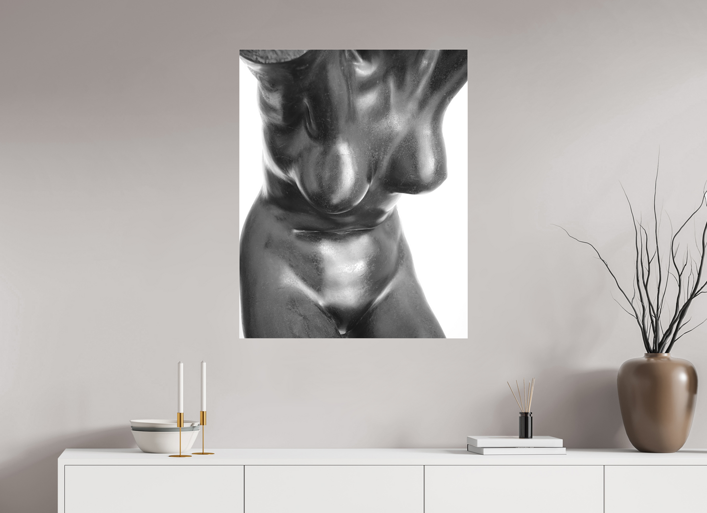 Frontal Woman's Torso