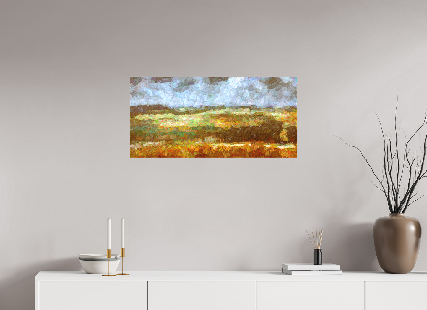 33.4 x 16″, On Woven Canvas Infinite Horizon