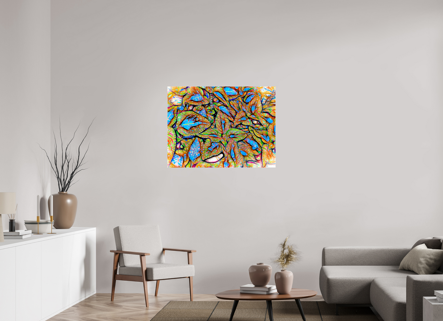 40 x 30″, Under Polished Acrylic Glass Labyrinth