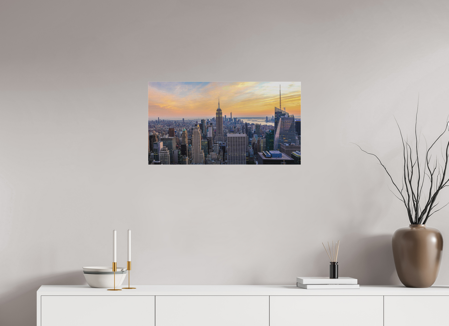 Sunset in New York City