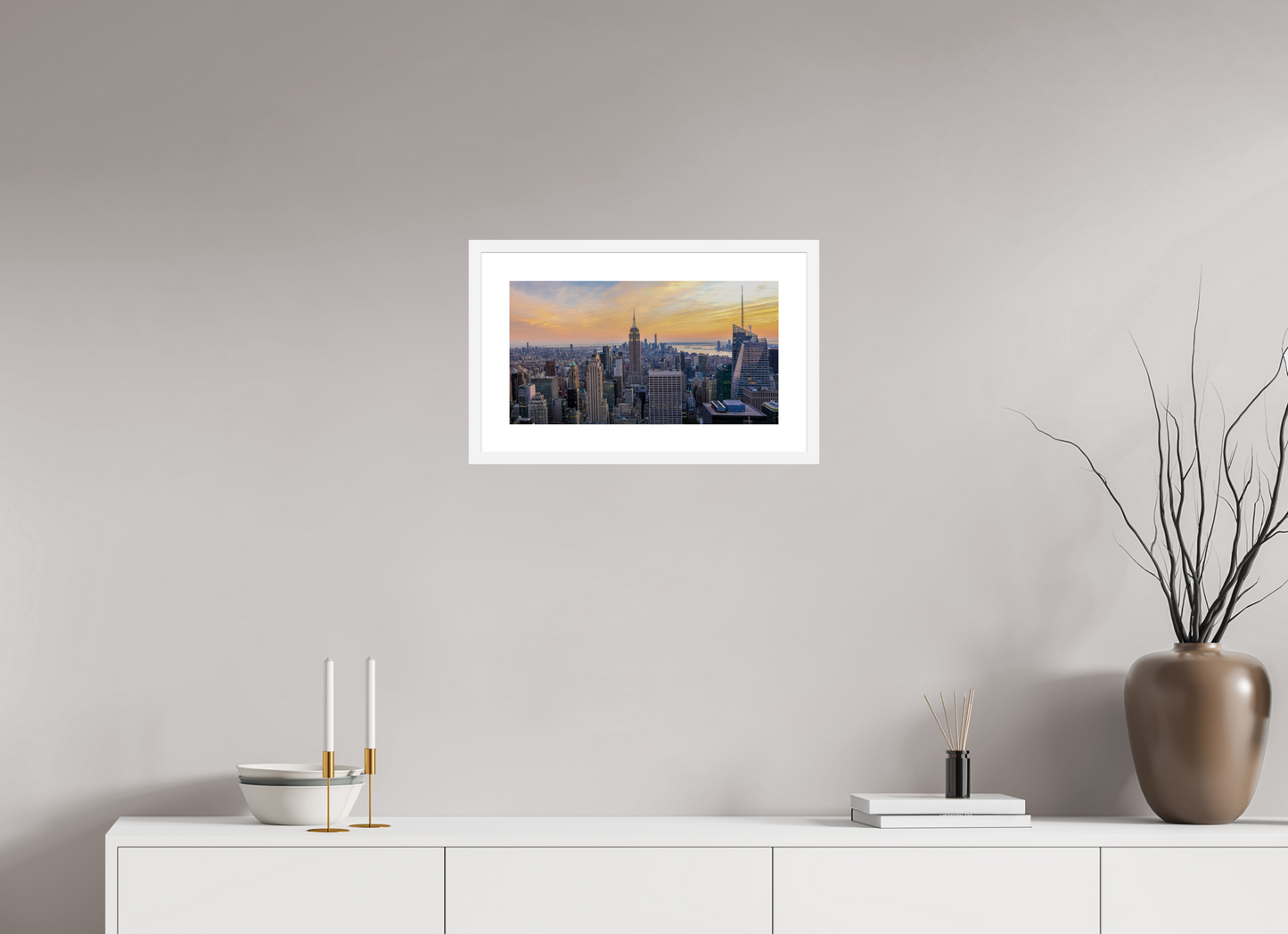 Sunset in New York City