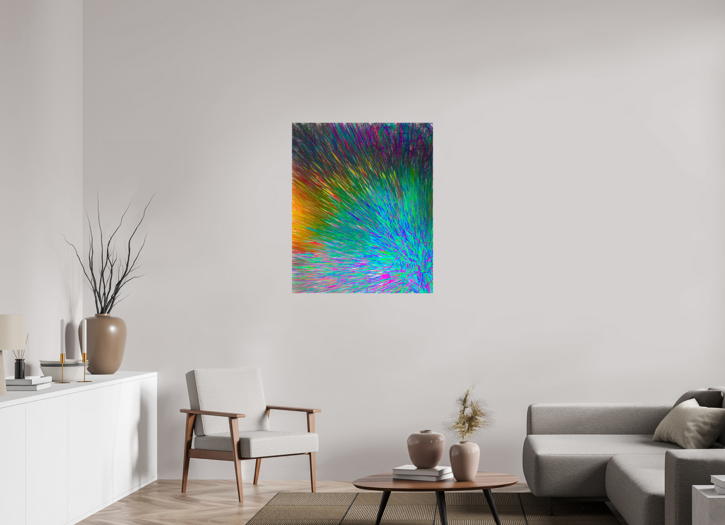 32 x 38.8″, Print on Fineart Paper Color Quest