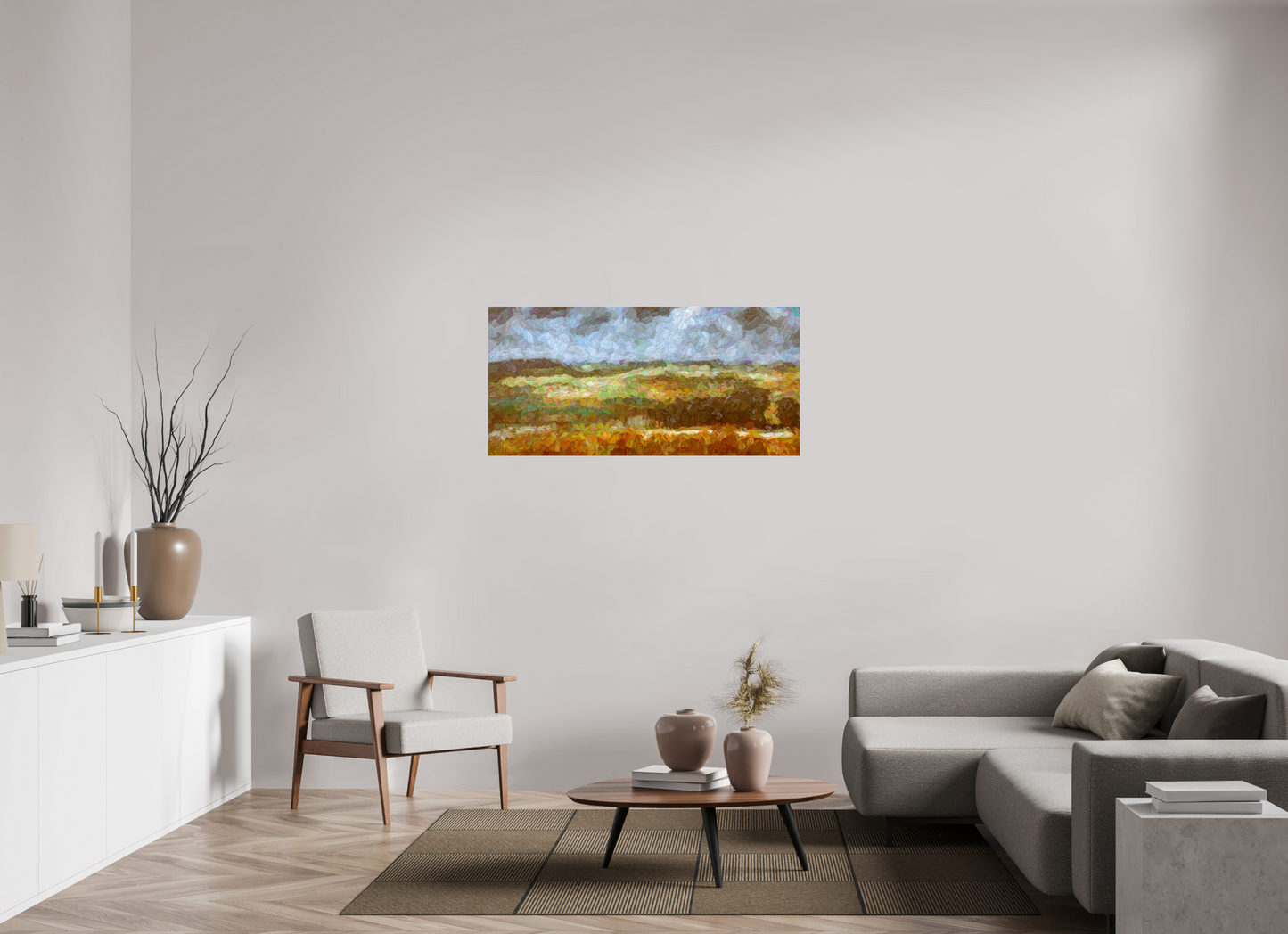 50.1 x 24″, Under Polished Acrylic Glass Infinite Horizon