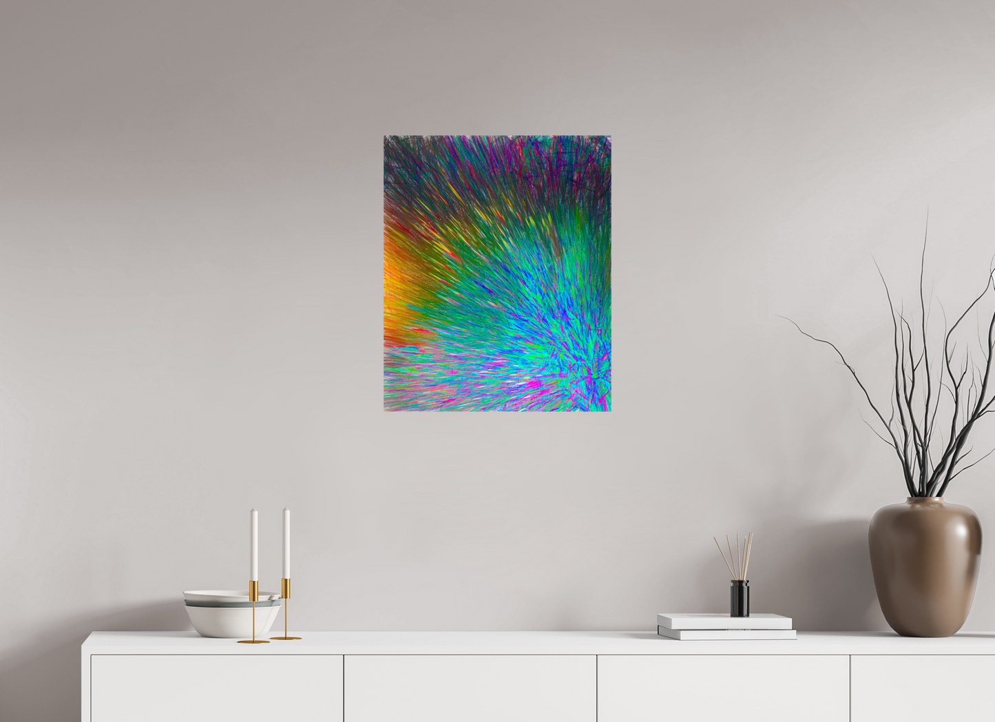 20 x 24.3″, Print on Fineart Paper Color Quest