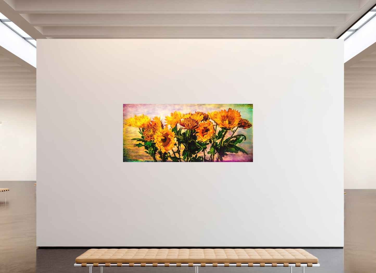 Panoramic Sunflowers Symphony