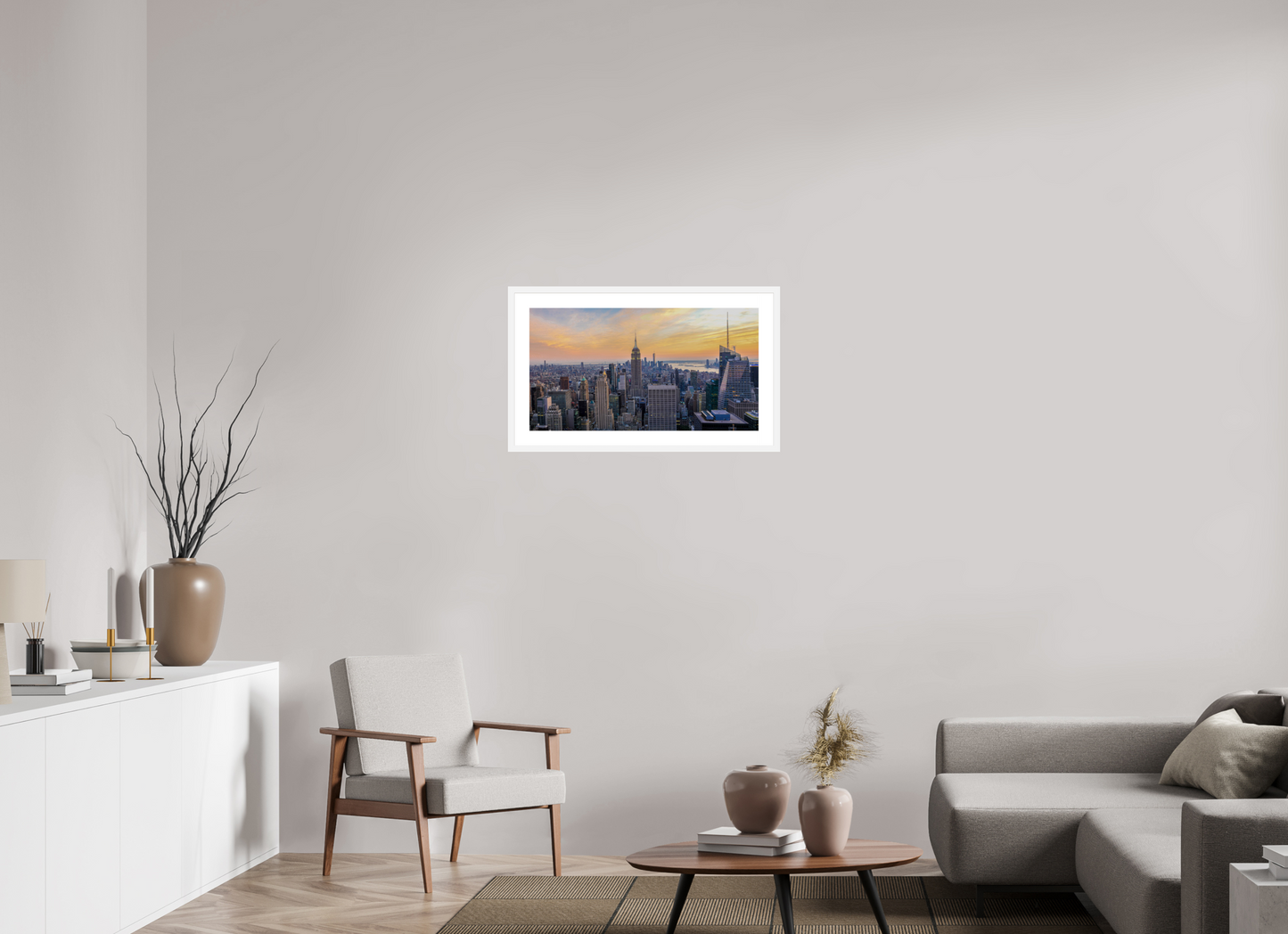 Sunset in New York City