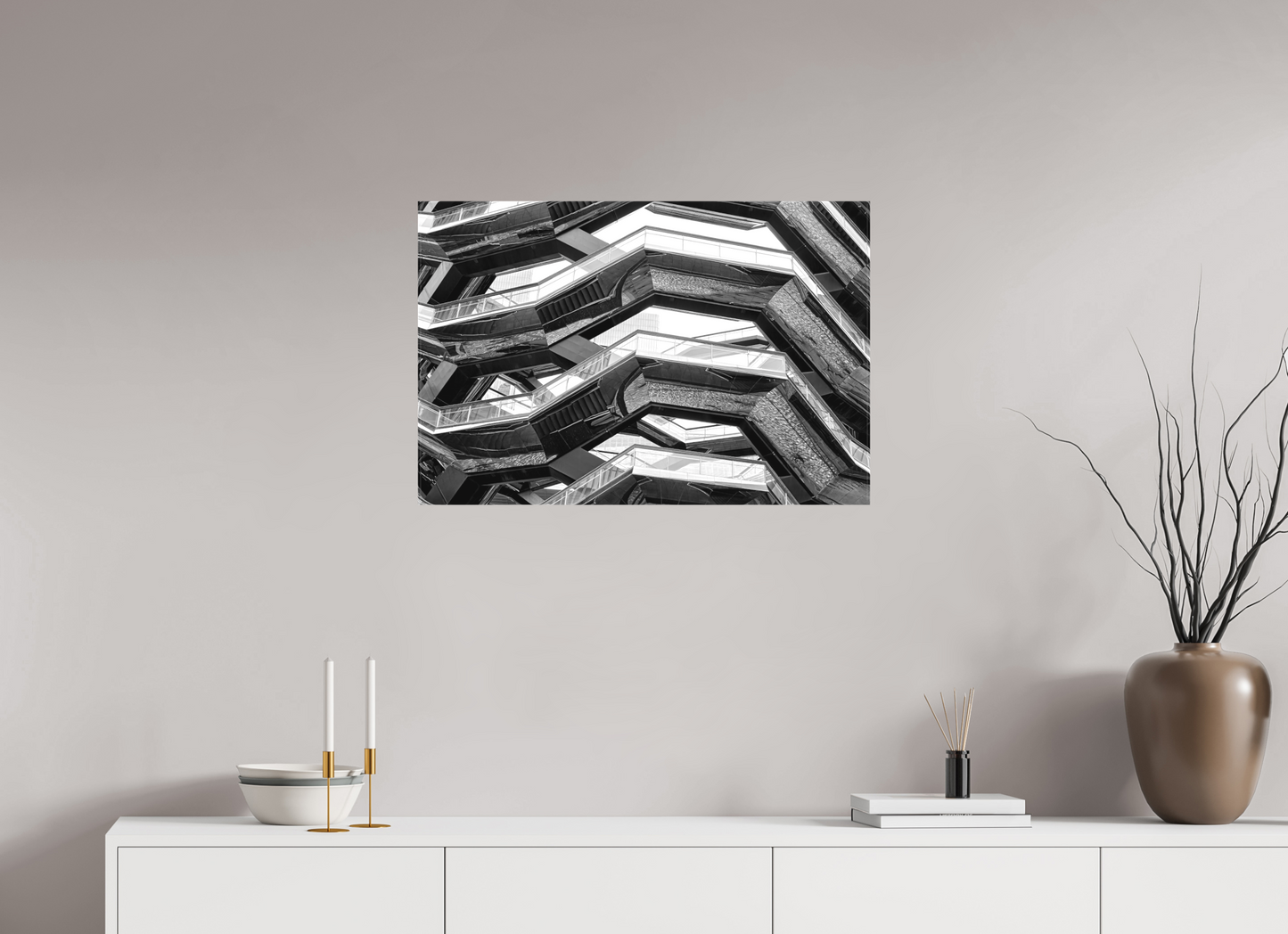 Vessel Detail (Black and White)