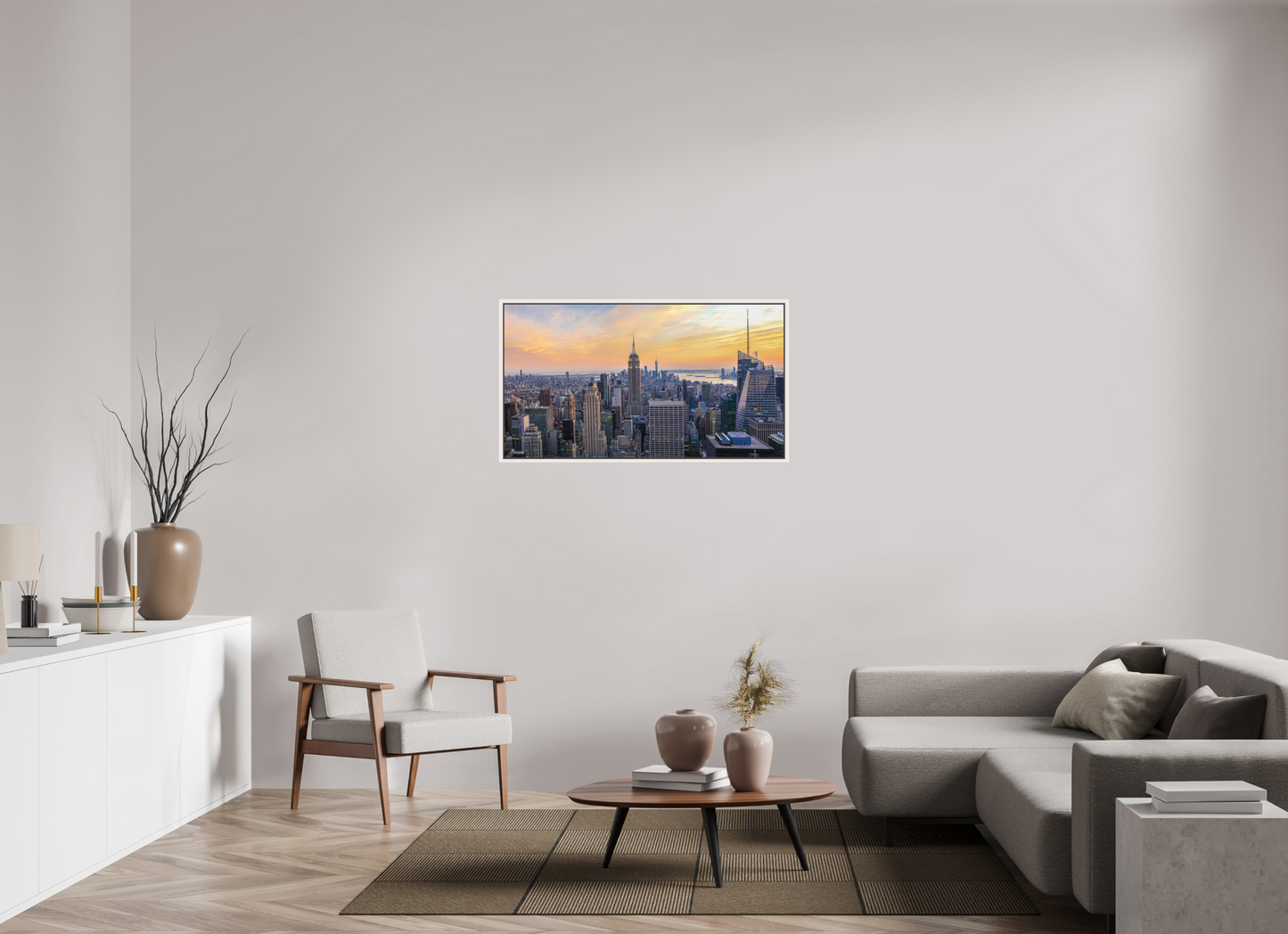 Sunset in New York City
