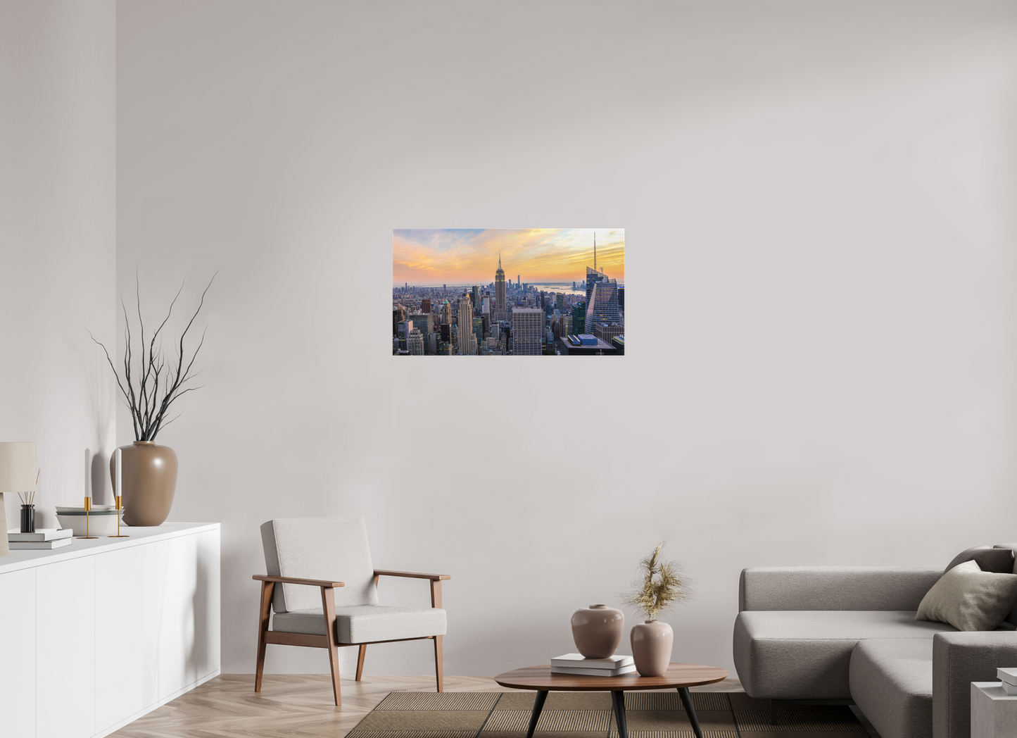 Sunset in New York City