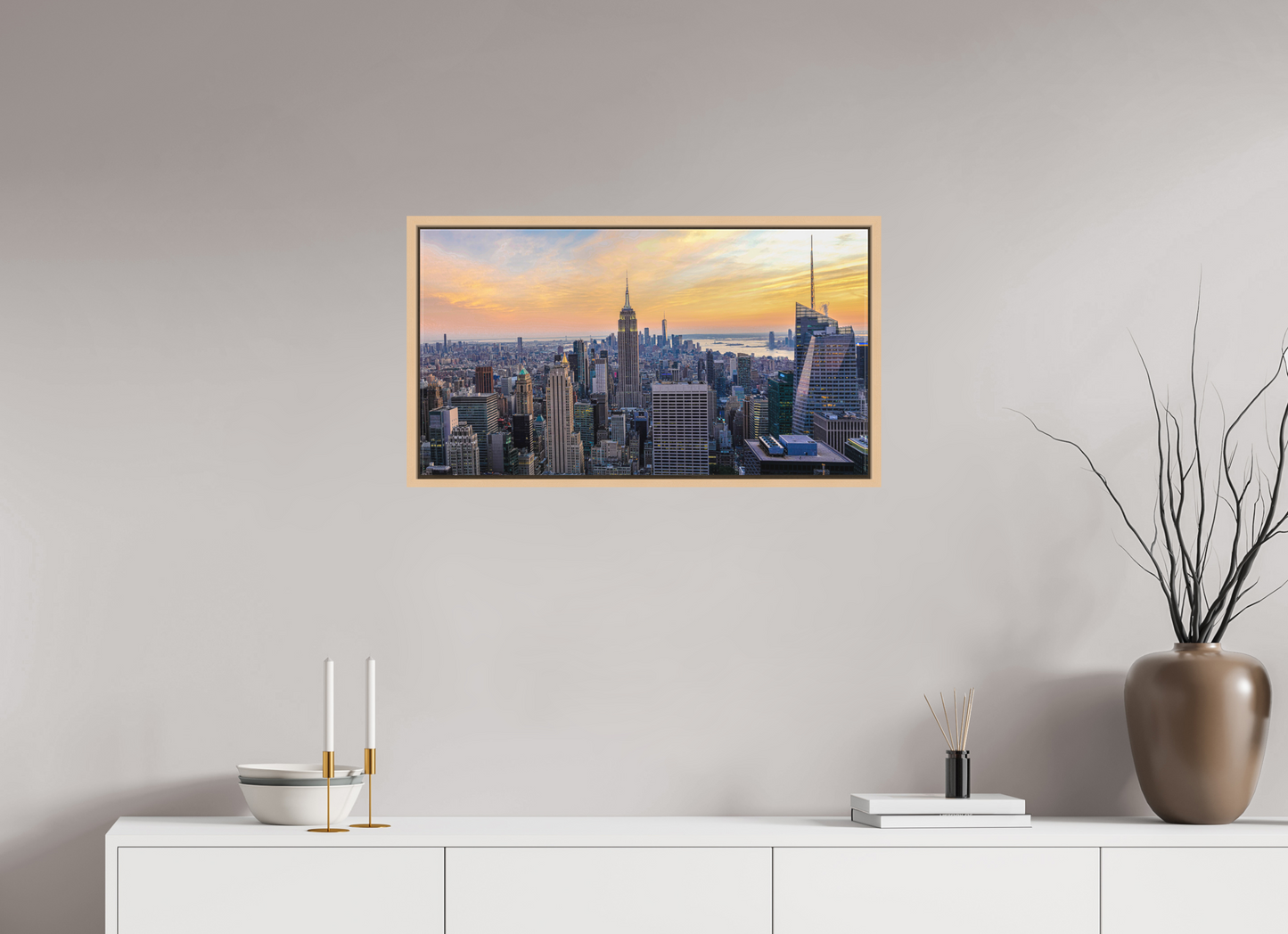 Sunset in New York City