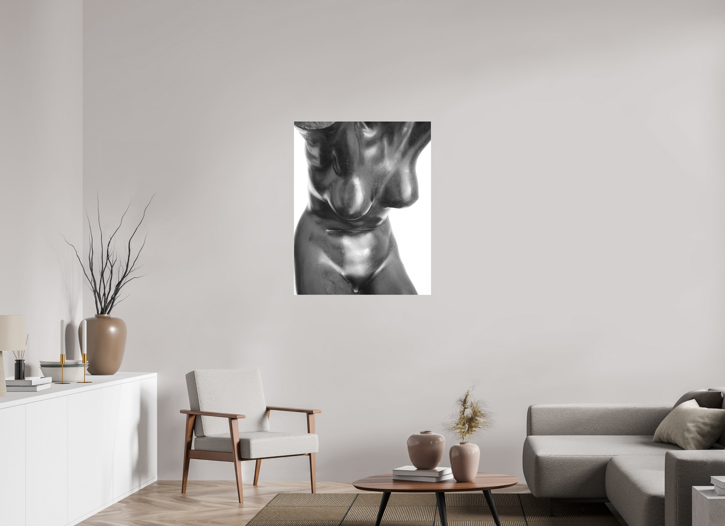Frontal Woman's Torso