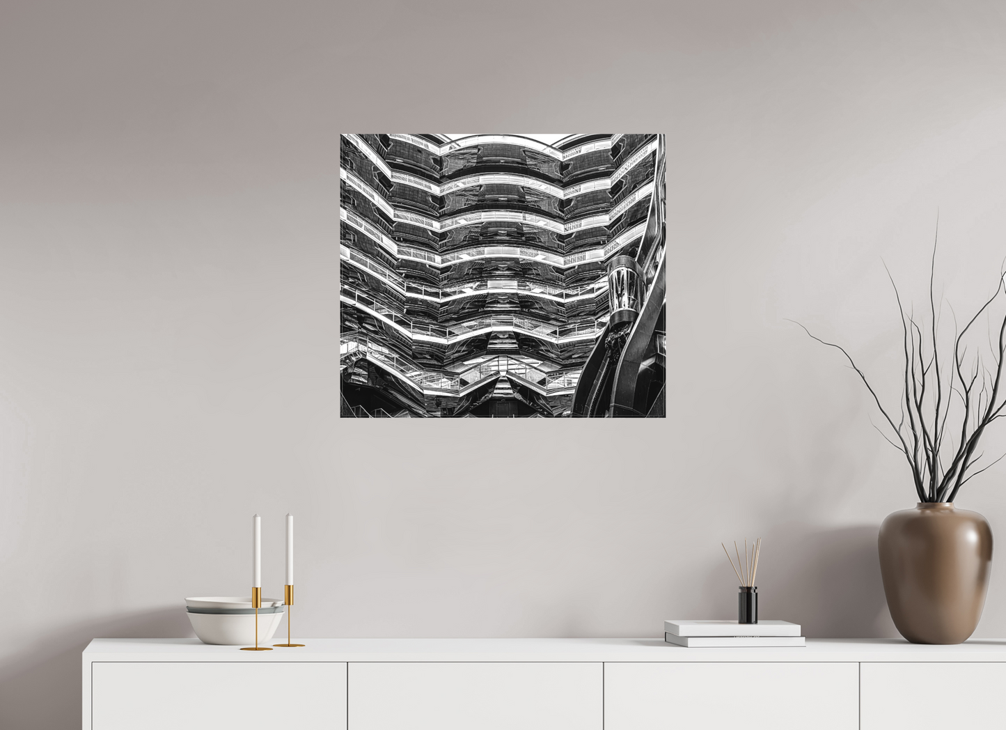 The Vessel (Black and White)