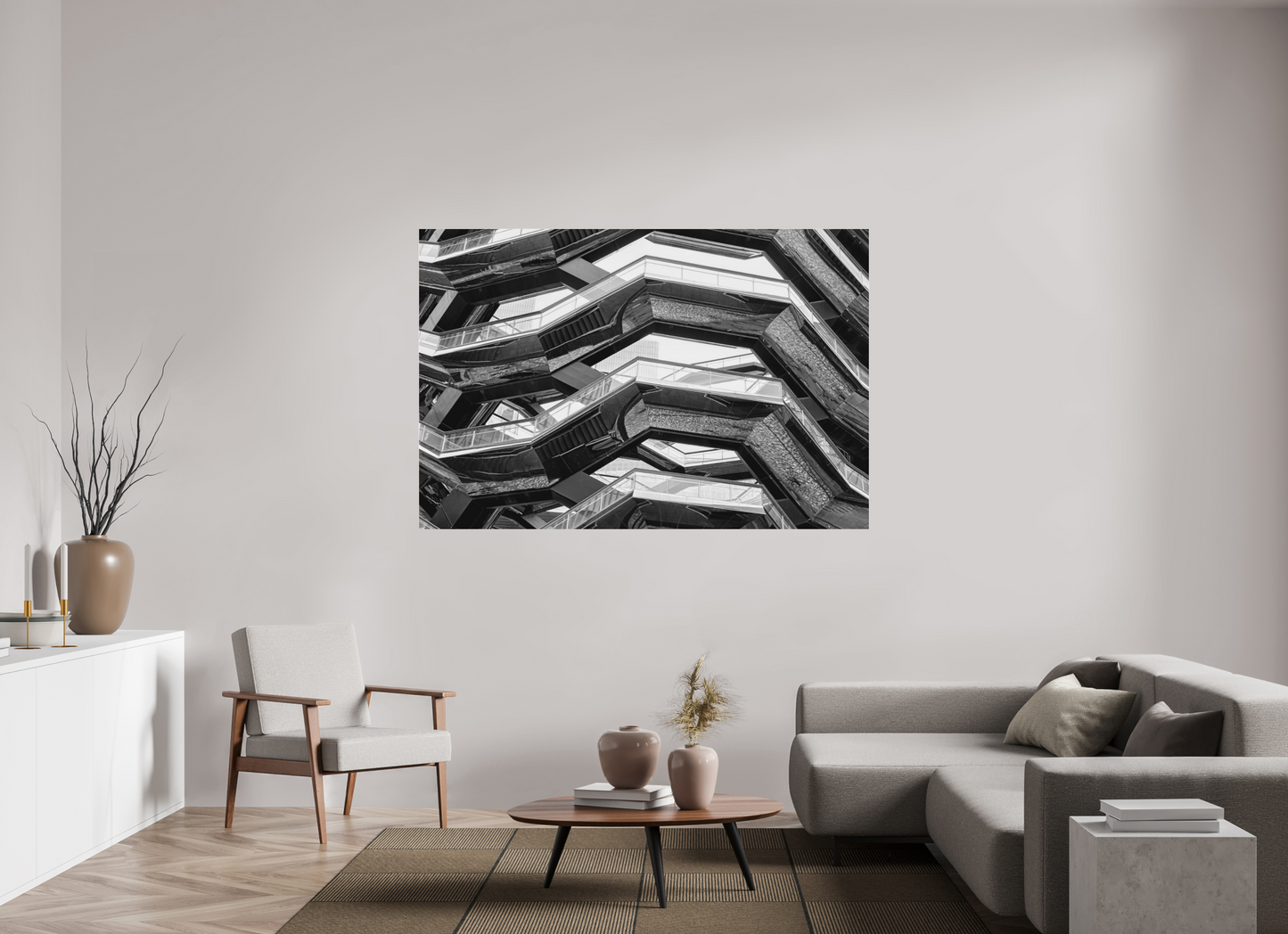 Vessel Detail (Black and White)