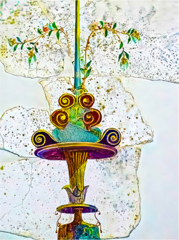 Roman Mural (Detail)