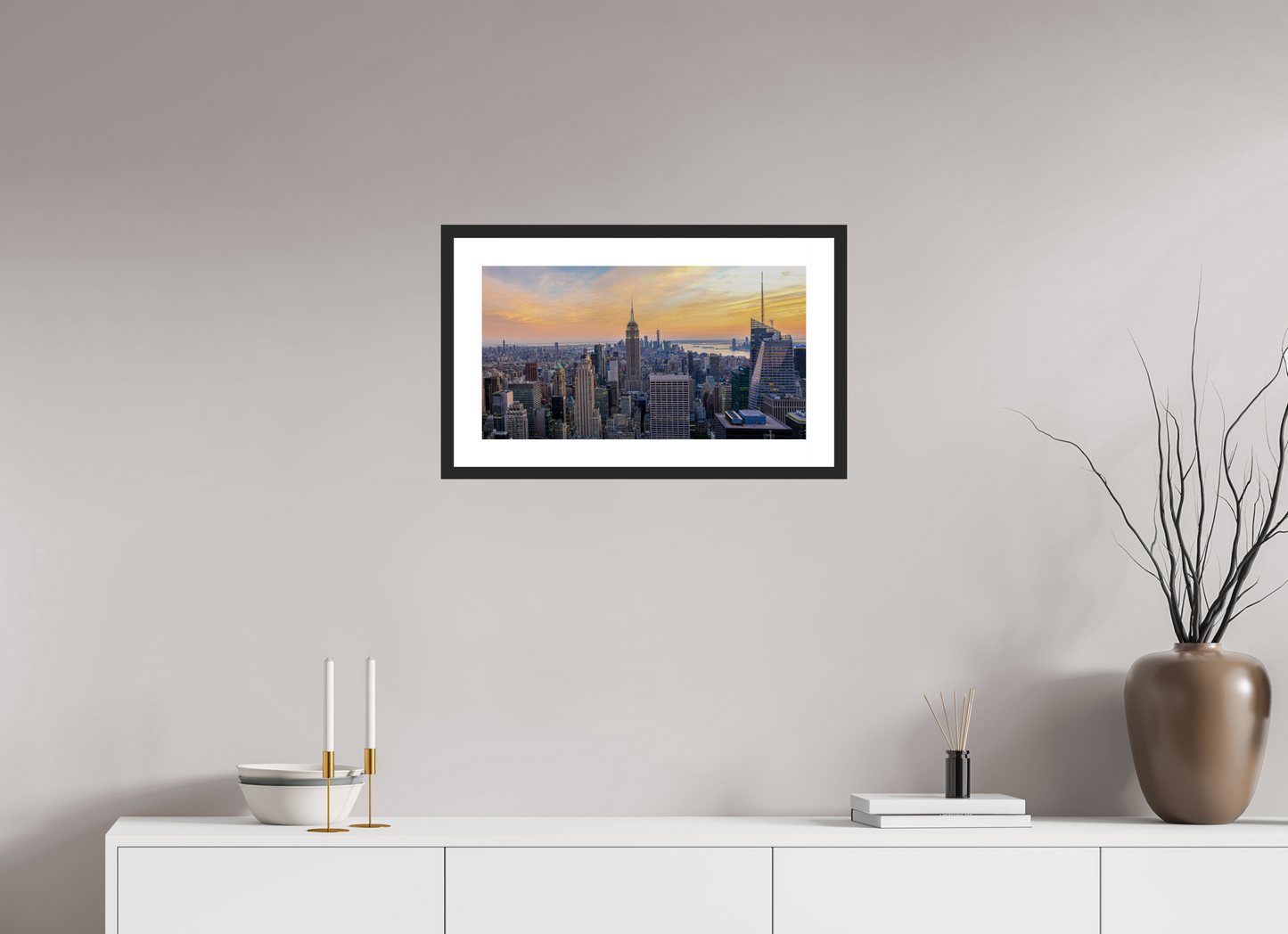 Sunset in New York City
