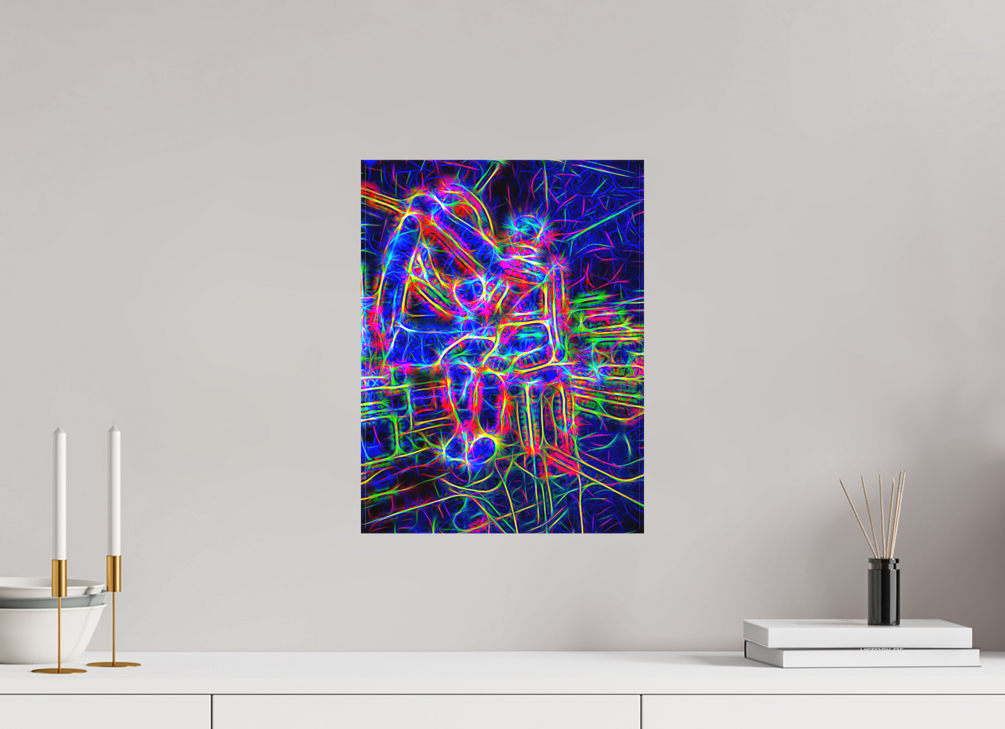 12 x 16″, On Woven Canvas City Lights