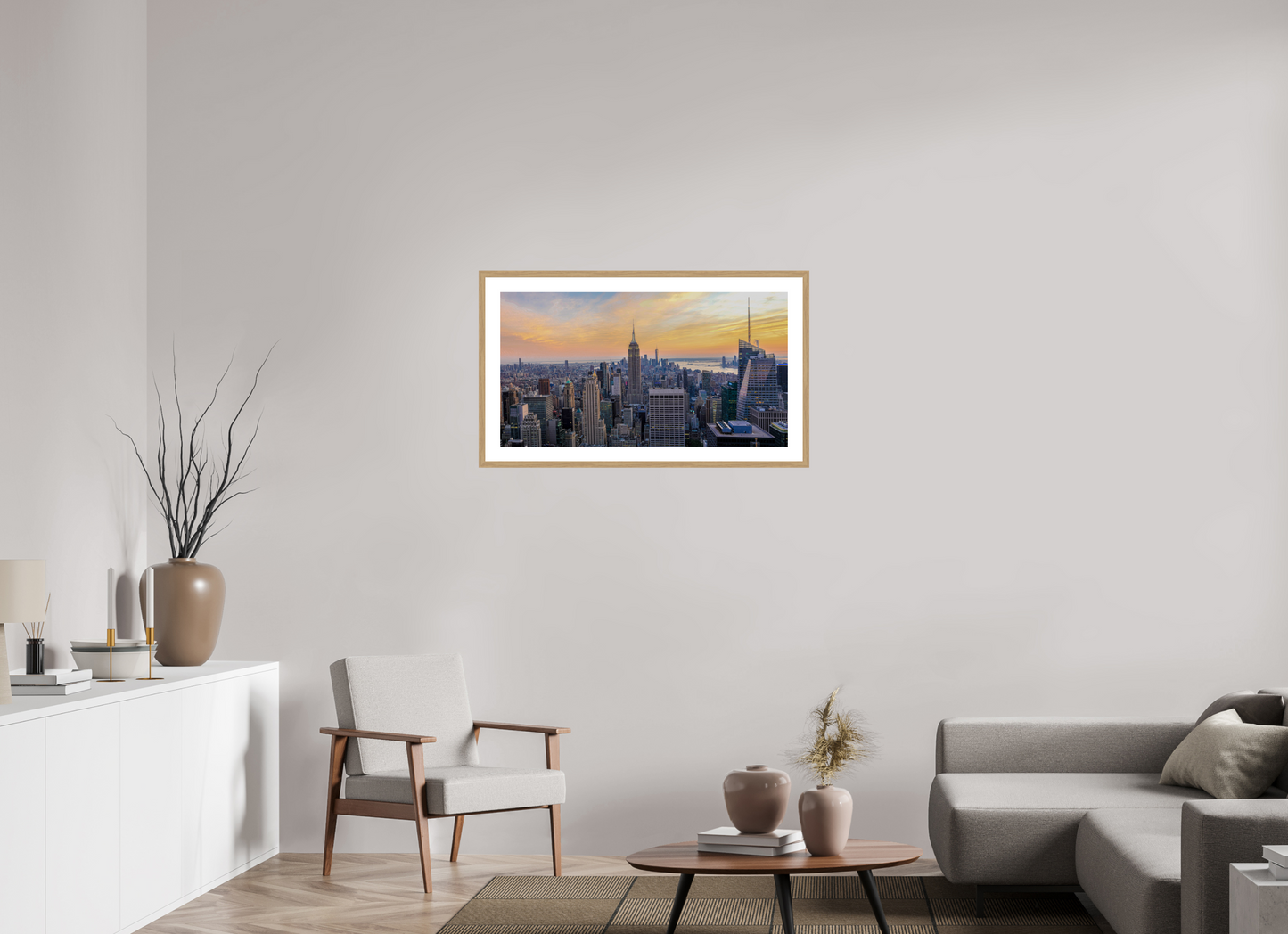 Sunset in New York City