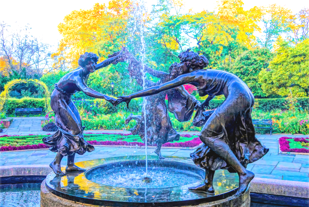 Three Dancing Maidens