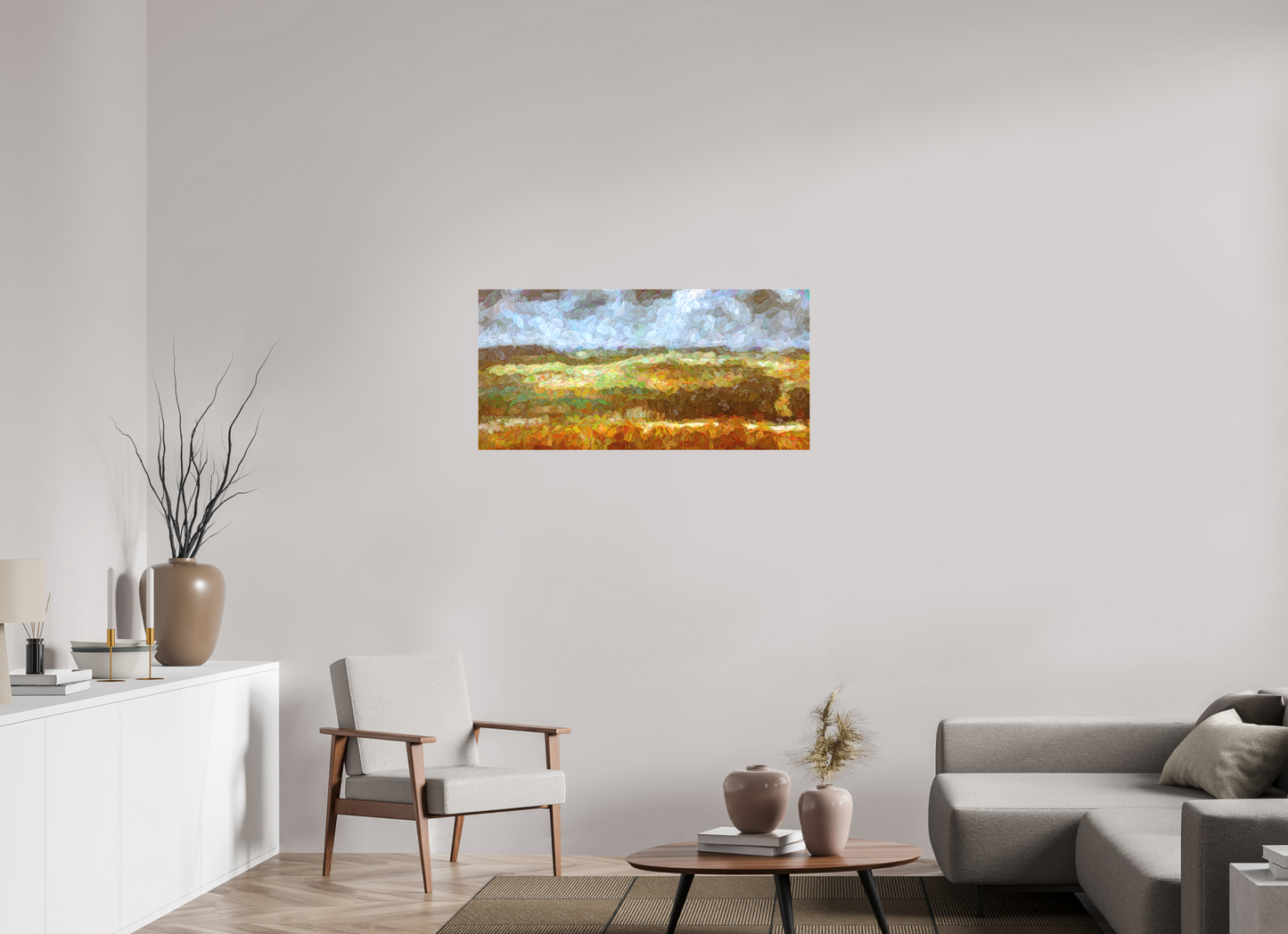 41.7 x 20″, On Woven Canvas Infinite Horizon