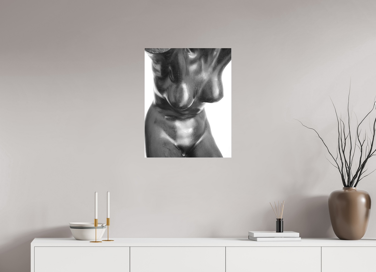 Frontal Woman's Torso