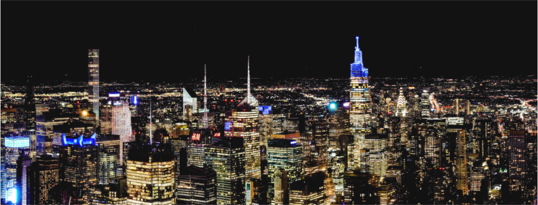 Panoramic New York Lights