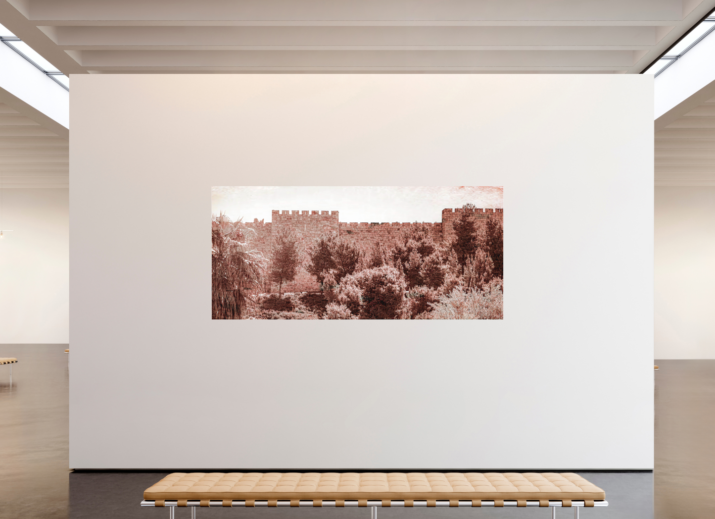 Panoramic Jerusalem's Old City Wall
