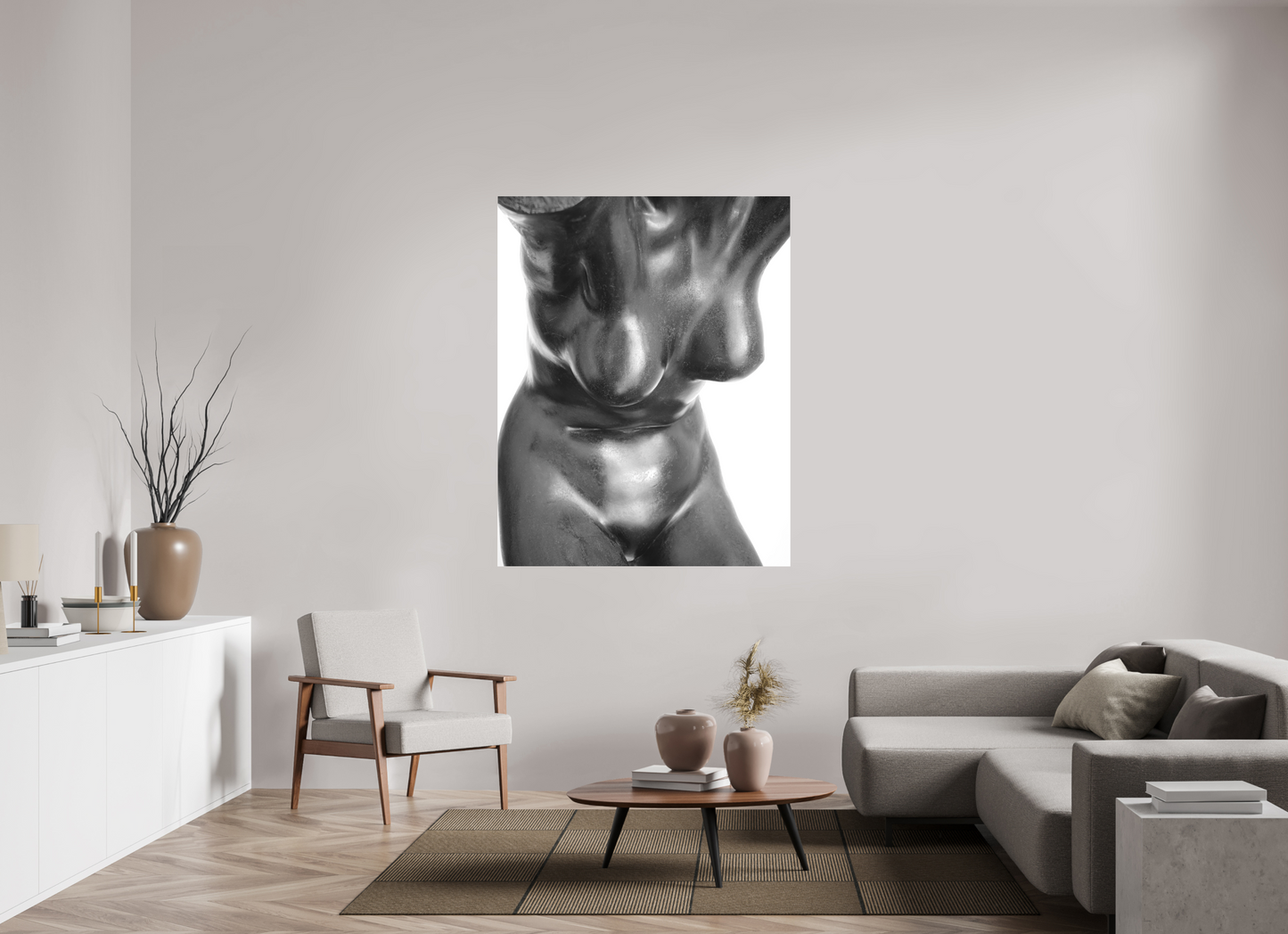 Frontal Woman's Torso