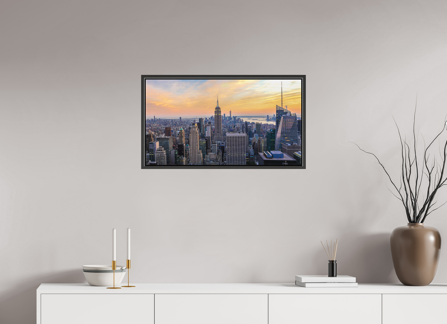 Sunset in New York City