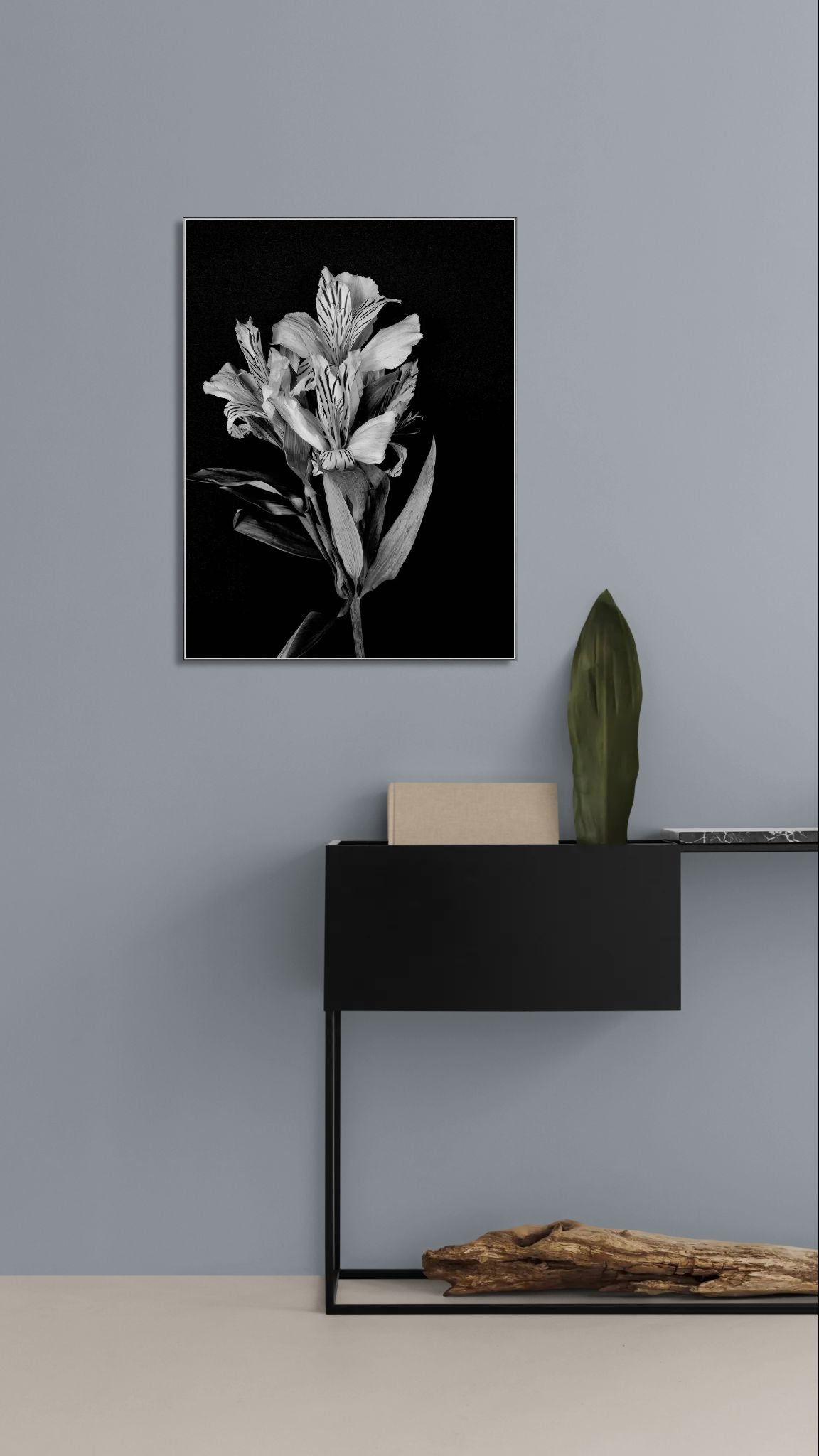 Flower Love in Black and White
