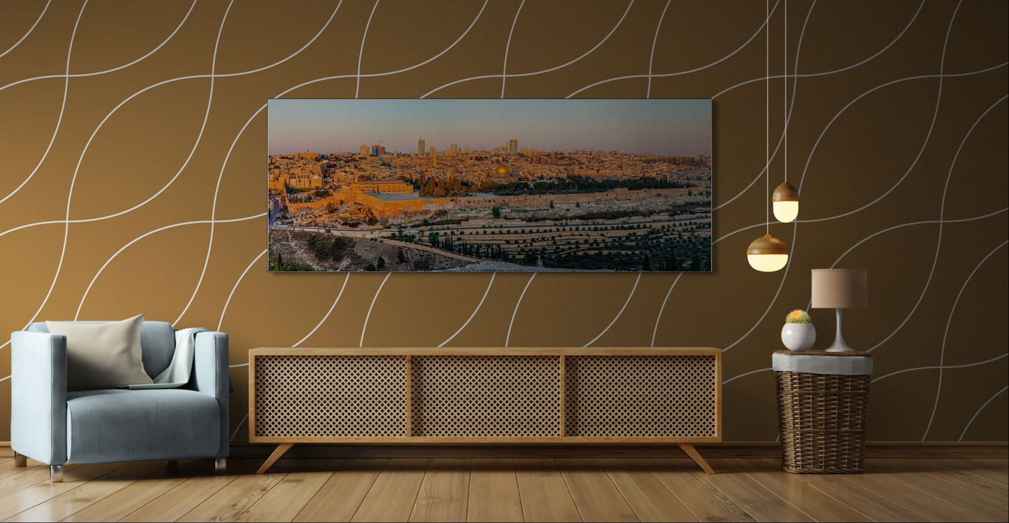 Panoramic Sunrise in Jerusalem