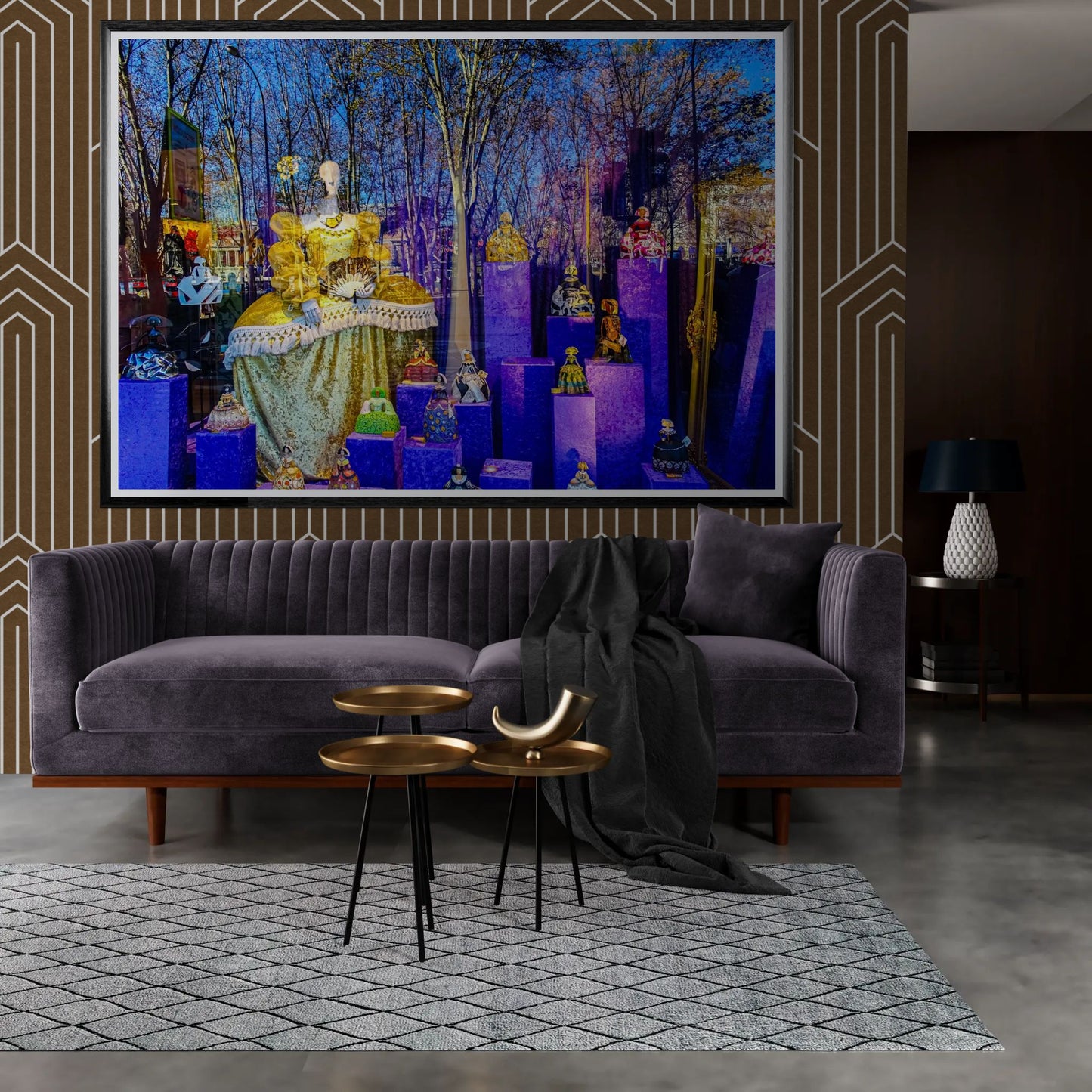 Panoramic Variation on Velazquez' Las Meninas
