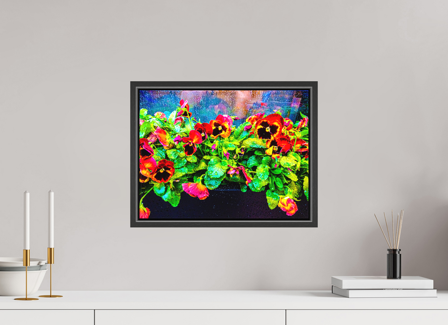 Flowers in the Rain