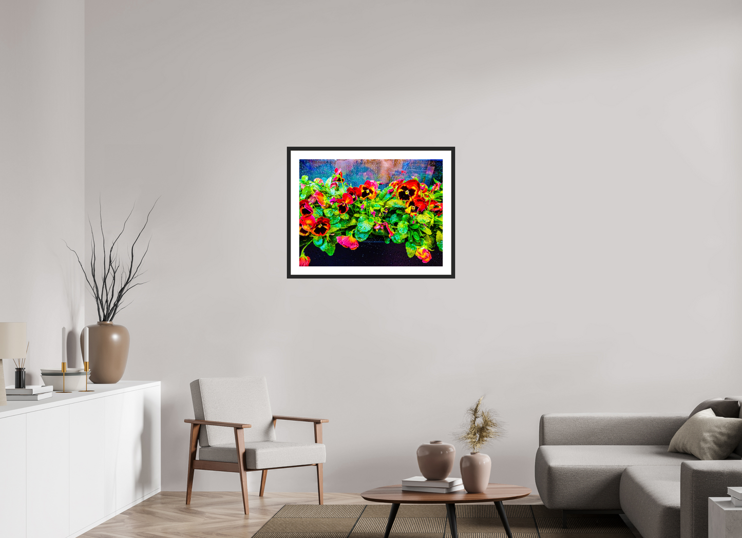 Flowers in the Rain