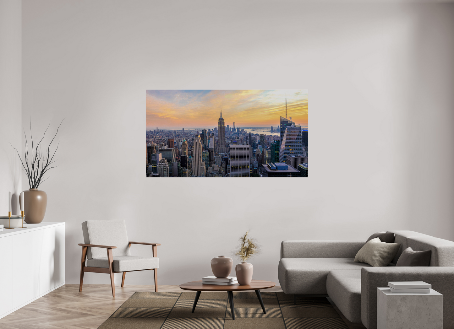 Sunset in New York City