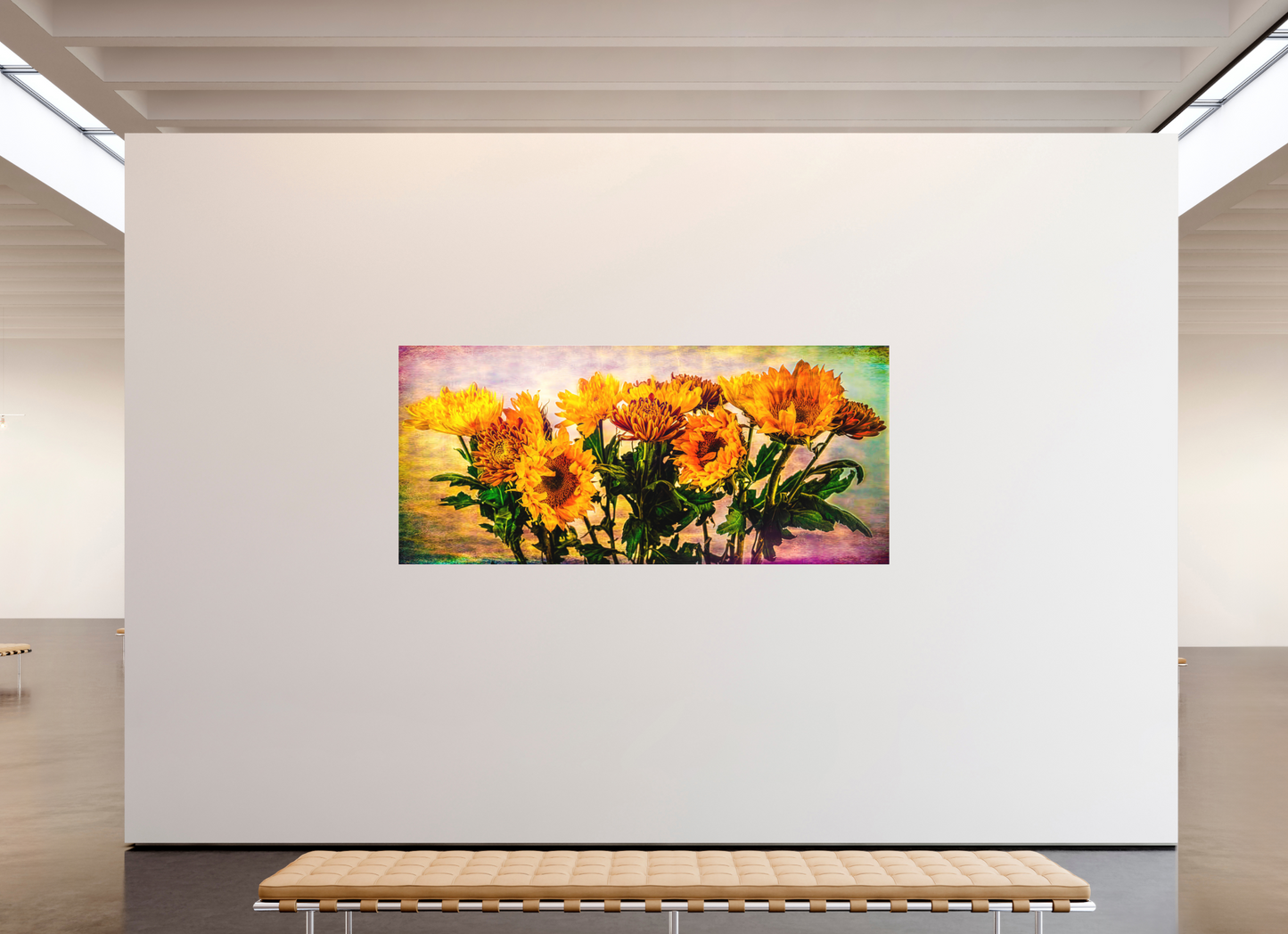 Panoramic Sunflowers Symphony