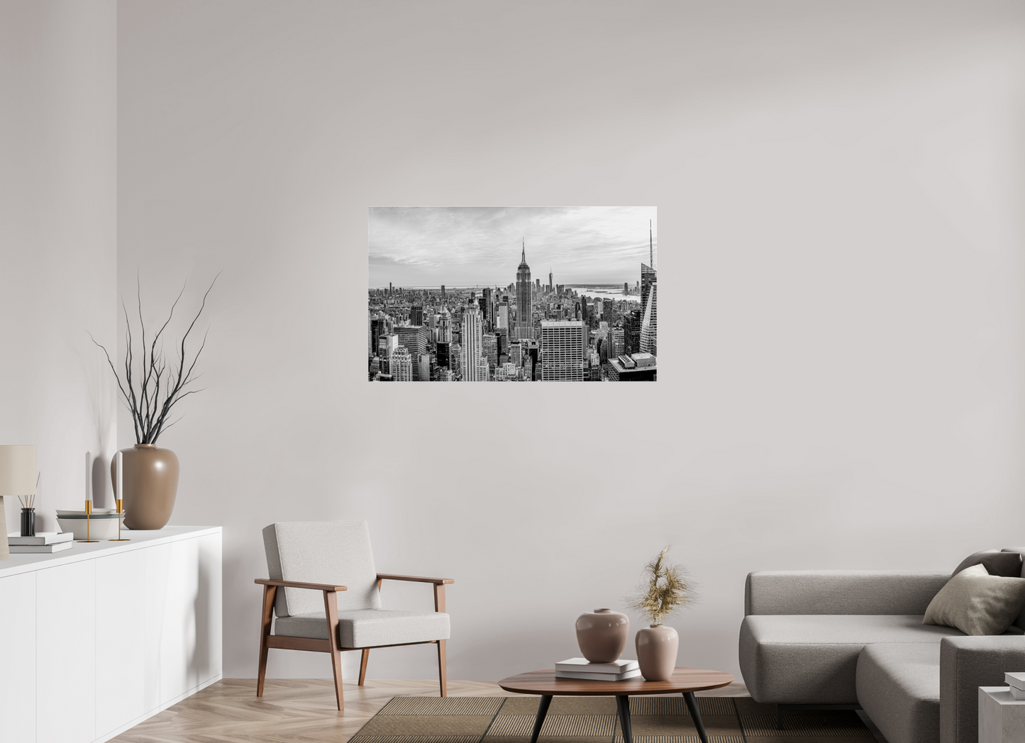 46.1 x 28″, Under Polished Acrylic Glass New York New York