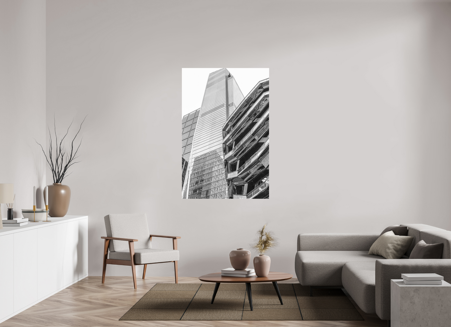 40 x 60″, Under Polished Acrylic Glass Hudson Yards