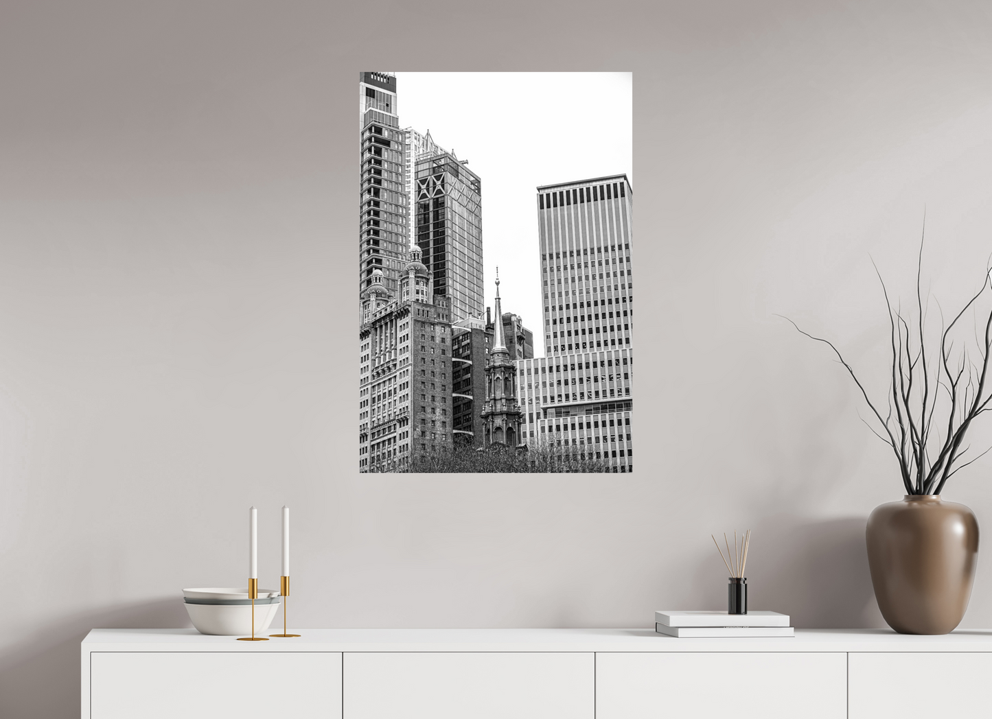 24 x 35.4″, Photo Print on Ilford Baryta Paper New York Architecture
