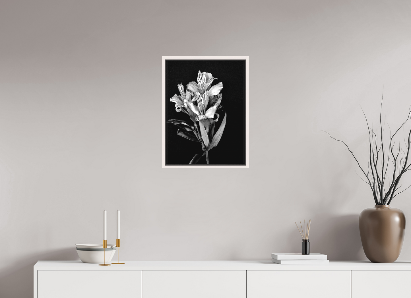 Flower Love in Black and White