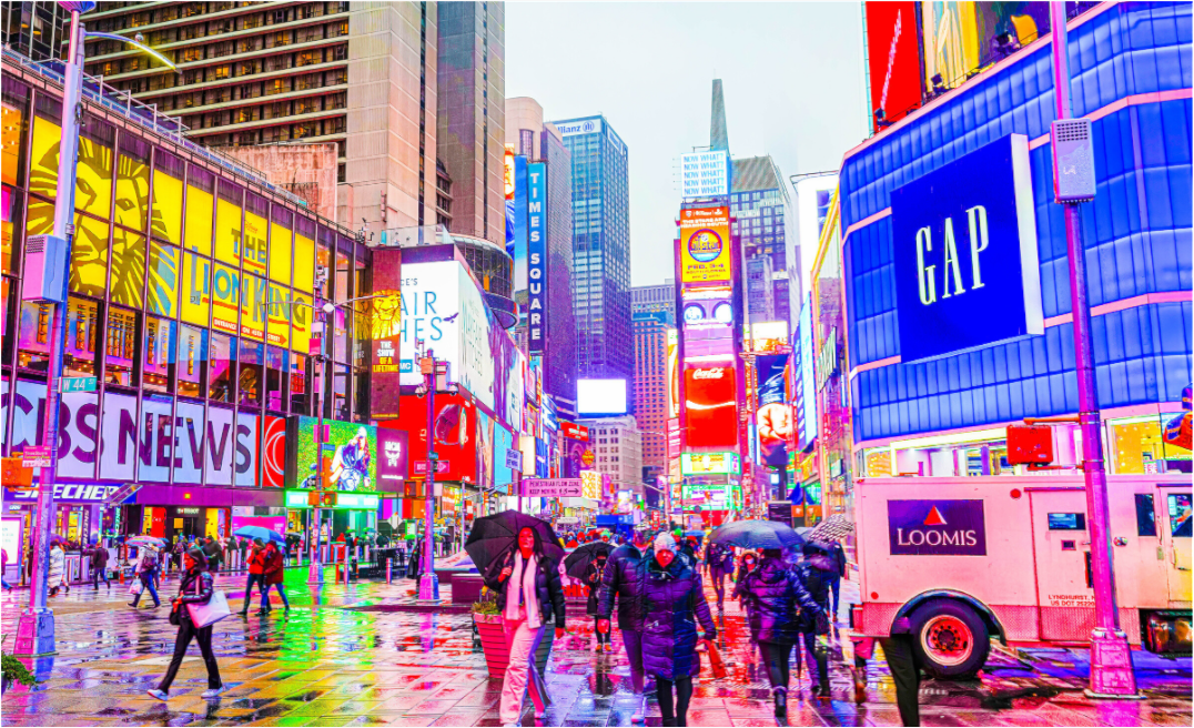 An Afternoon in Times Square