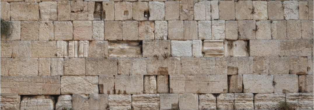 Panoramic Jerusalem's Western Wall (Detail)