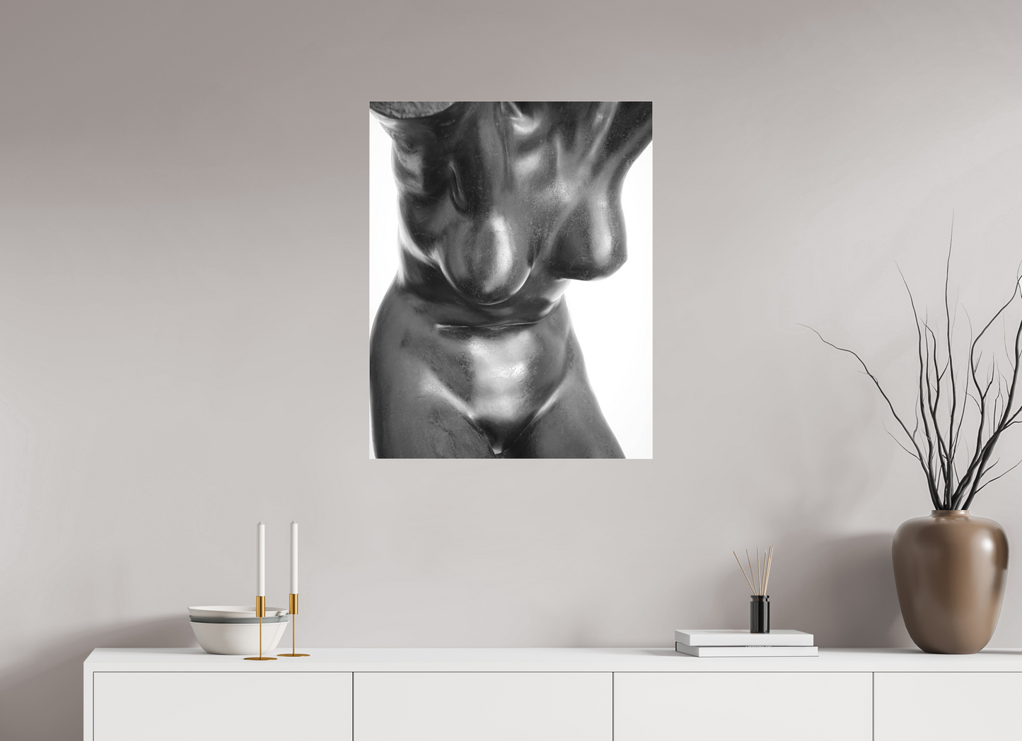 Frontal Woman's Torso