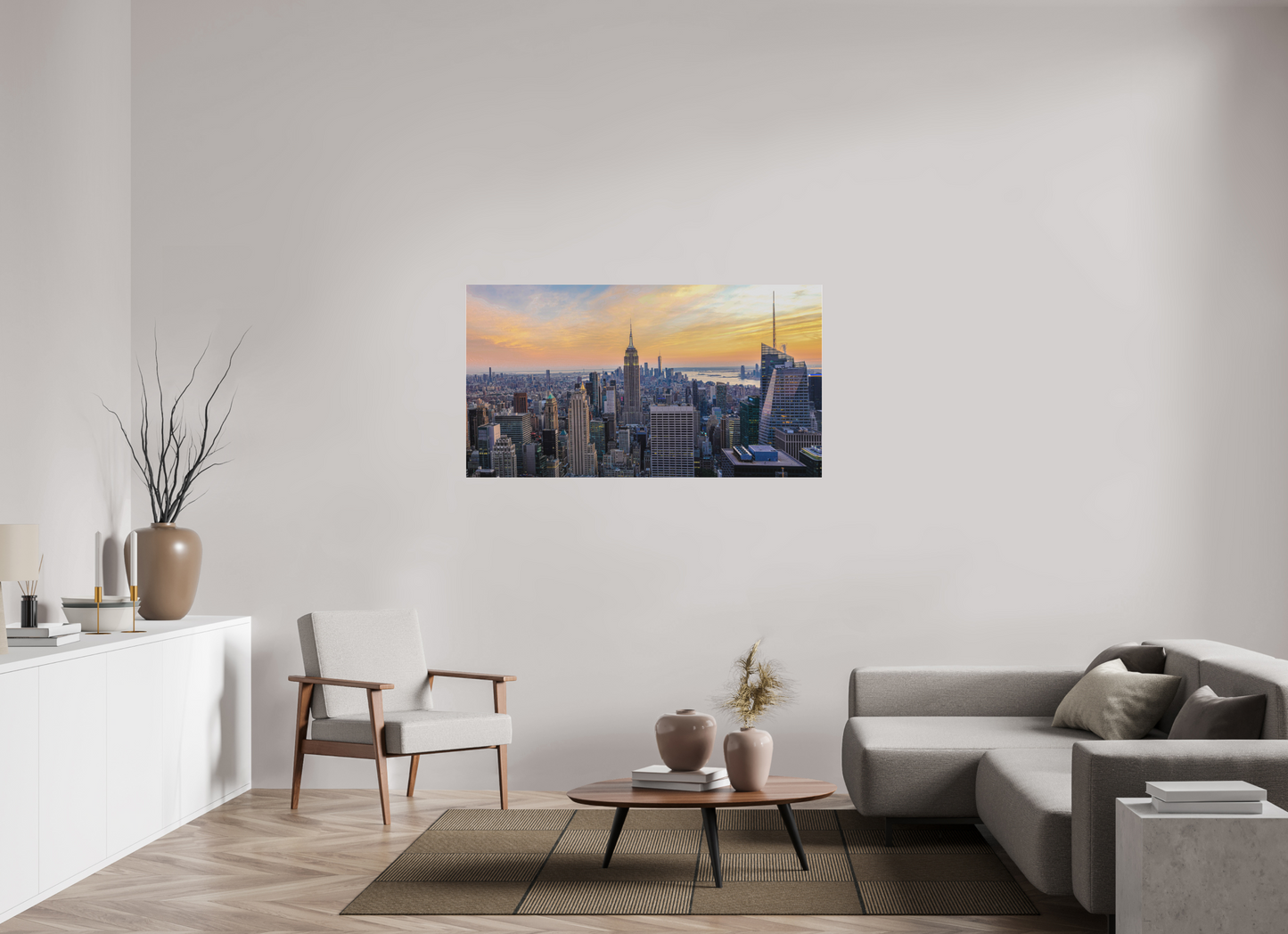 Sunset in New York City