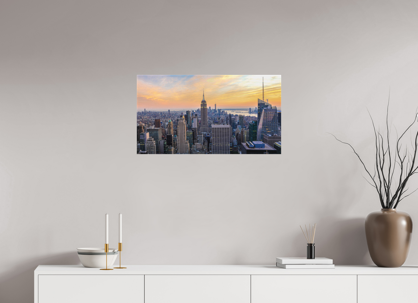 Sunset in New York City