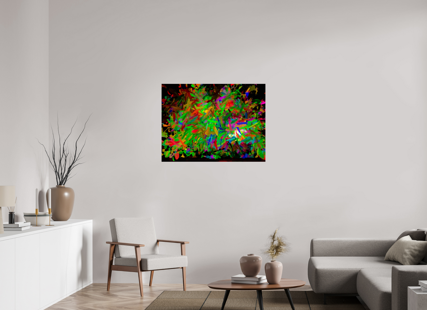 40 x 30″, Print on Fineart Paper Color Explosion
