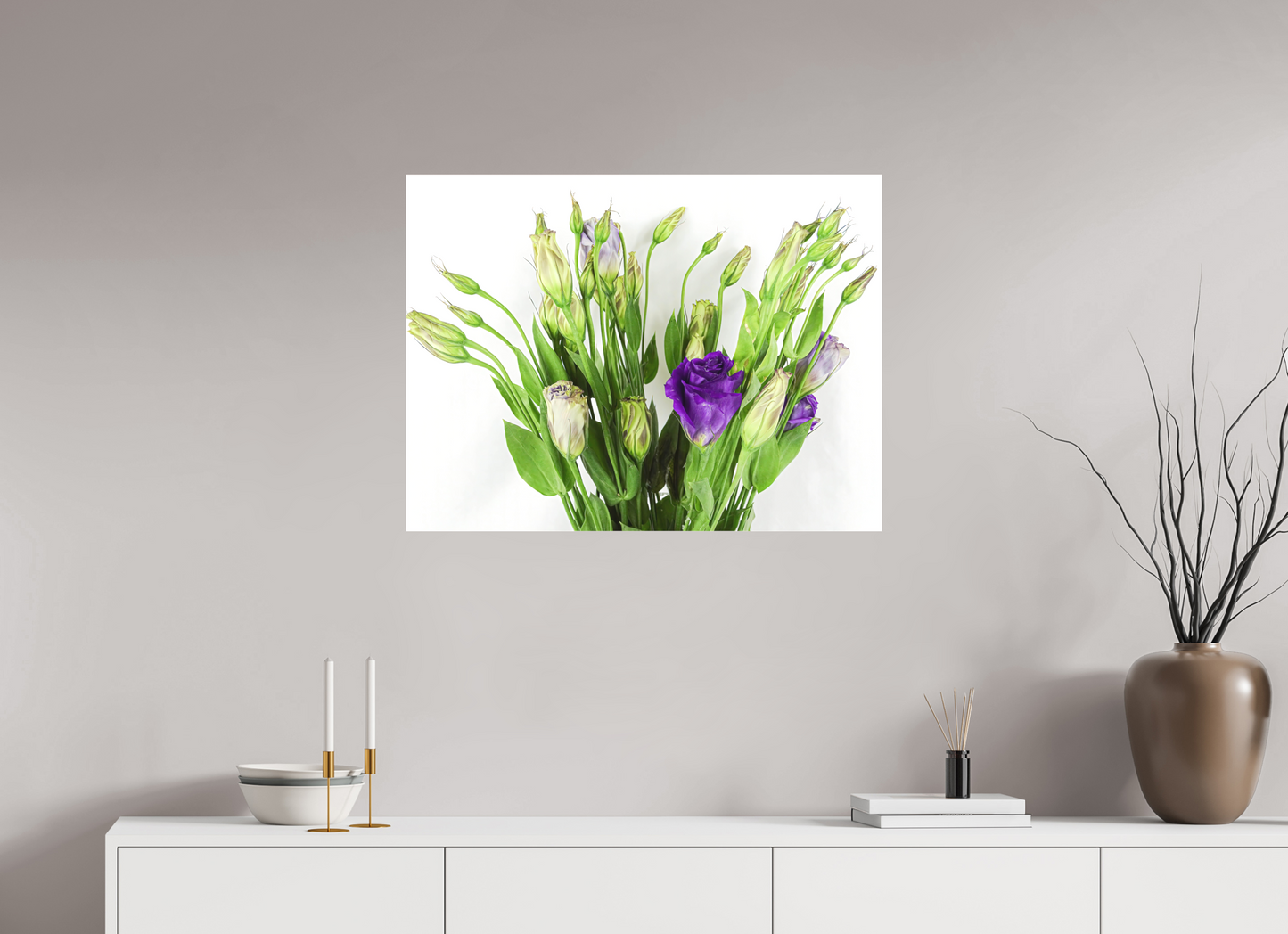 Purple Beauties (White Background)